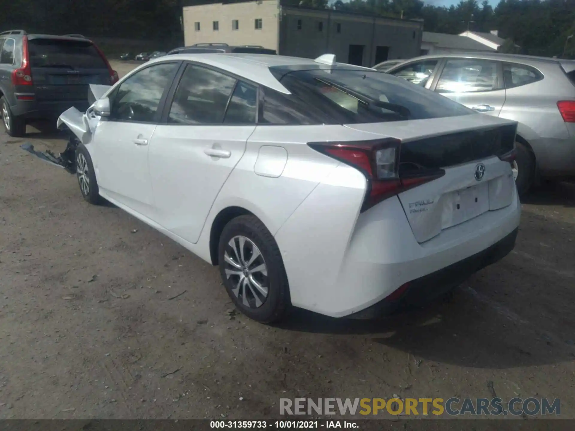 3 Photograph of a damaged car JTDL9MFU9M3026248 TOYOTA PRIUS 2021