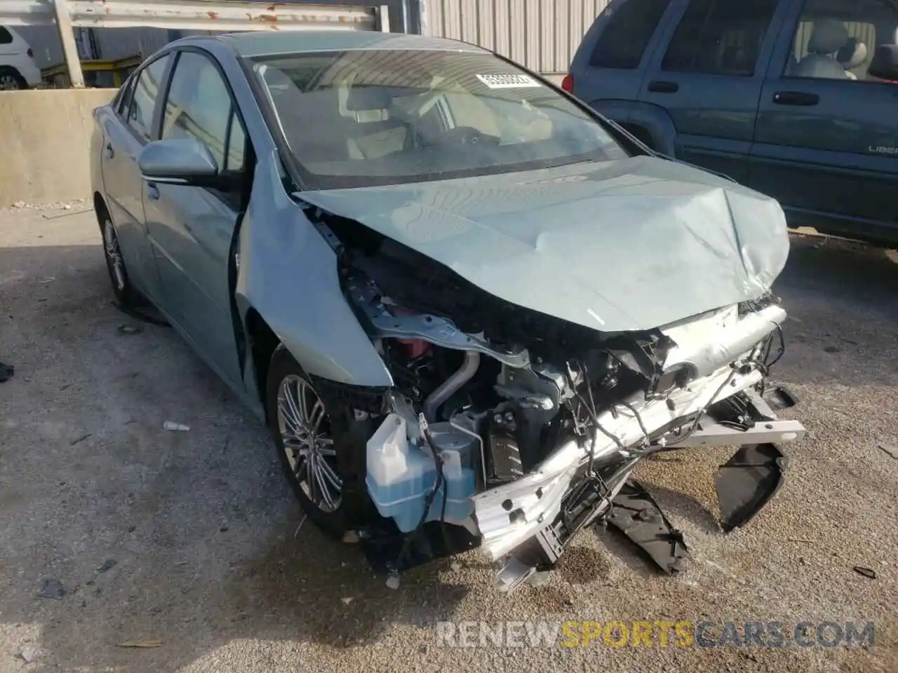 1 Photograph of a damaged car JTDL9MFU9M3026671 TOYOTA PRIUS 2021