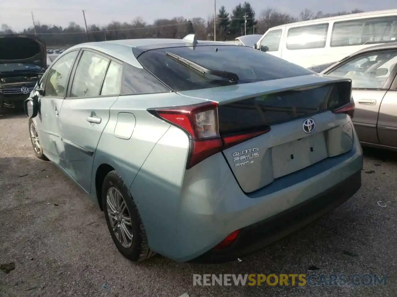 3 Photograph of a damaged car JTDL9MFU9M3026671 TOYOTA PRIUS 2021