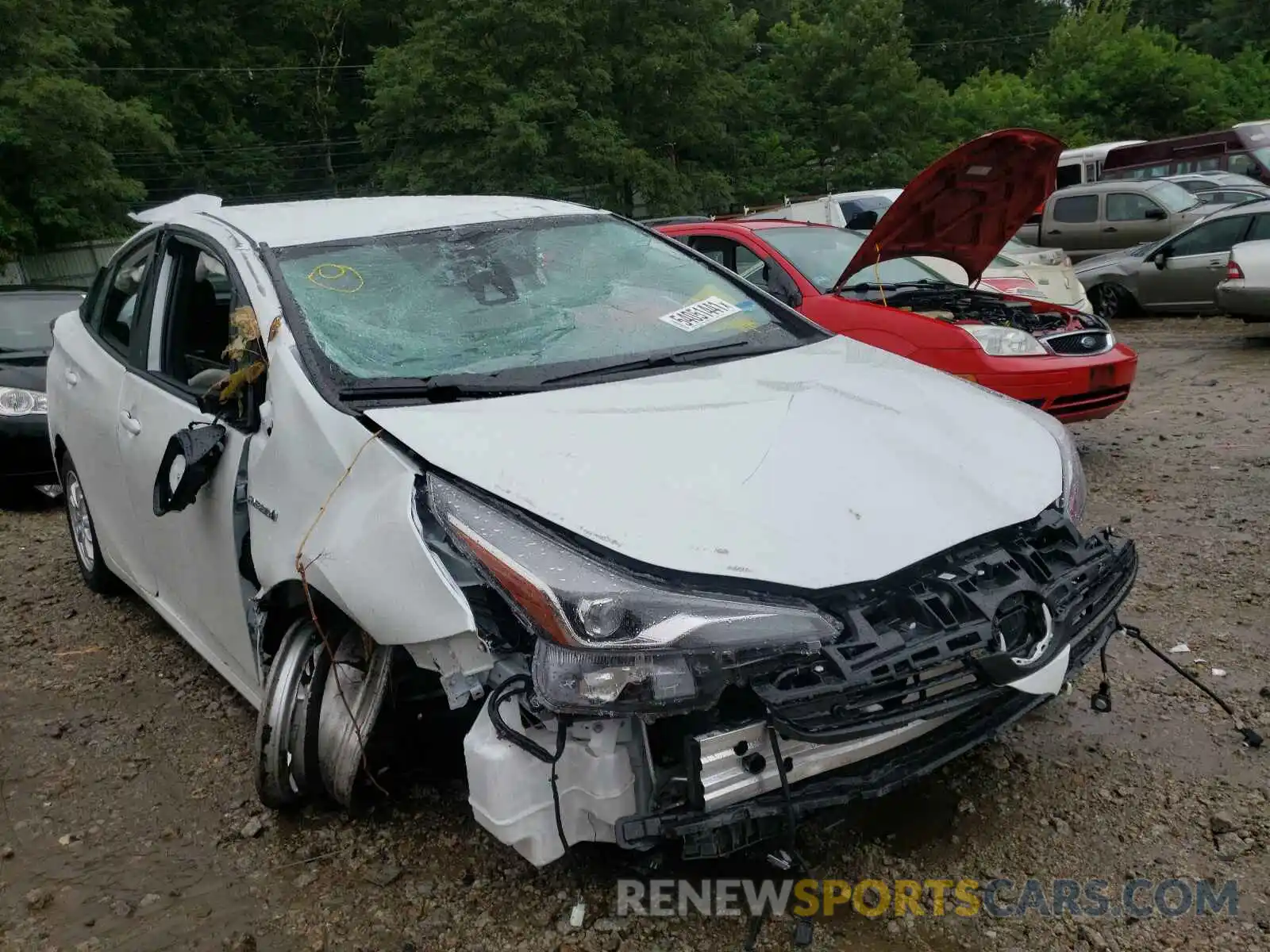 1 Photograph of a damaged car JTDL9MFU9M3029487 TOYOTA PRIUS 2021