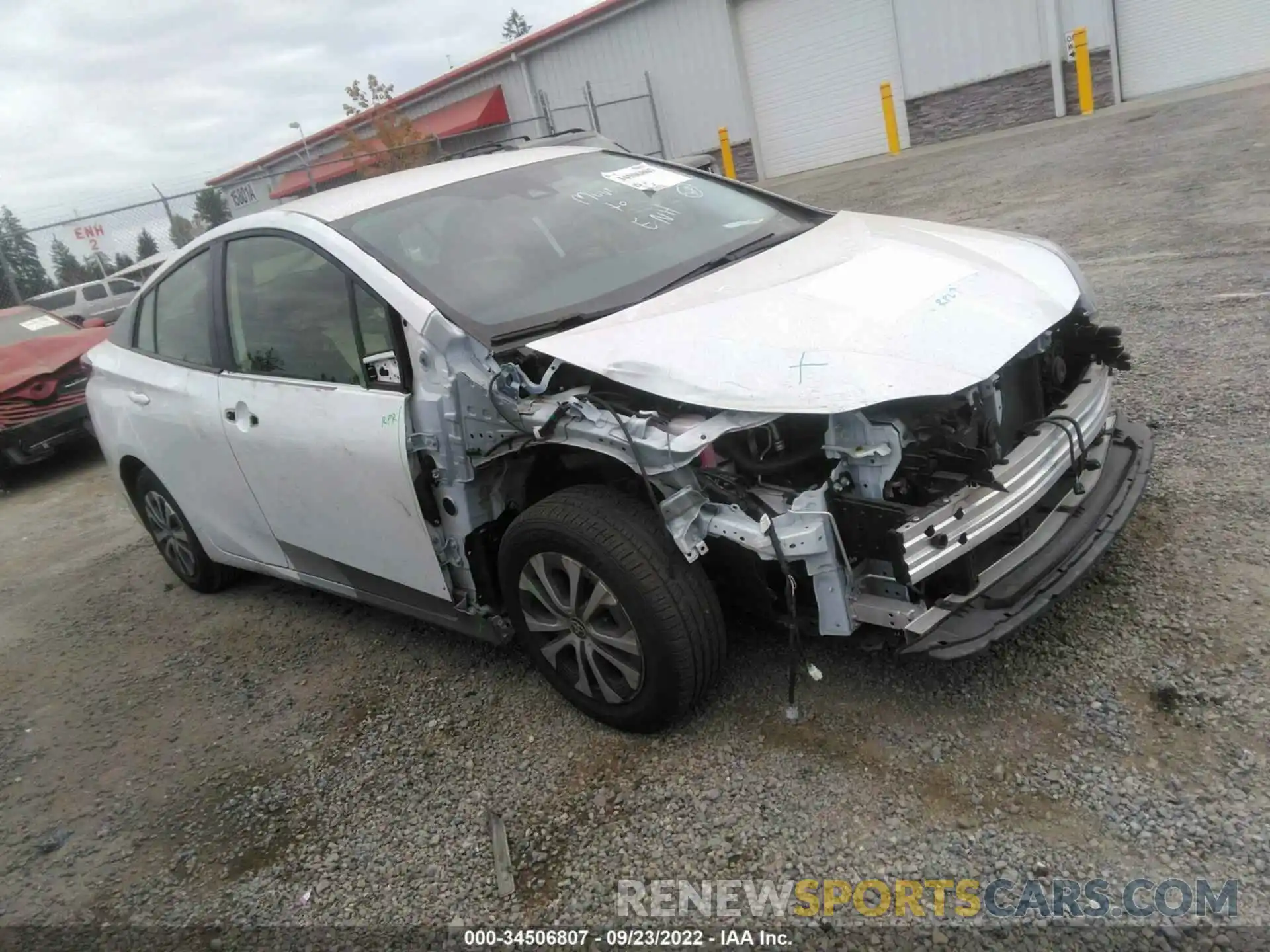 1 Photograph of a damaged car JTDL9MFUXM3023004 TOYOTA PRIUS 2021