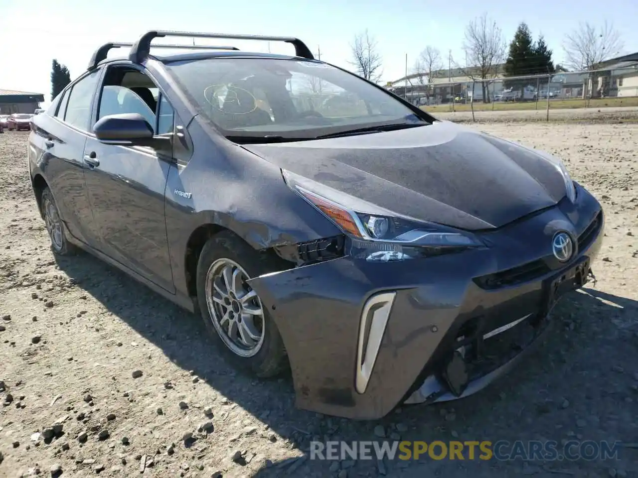 1 Photograph of a damaged car JTDL9MFUXM3023231 TOYOTA PRIUS 2021