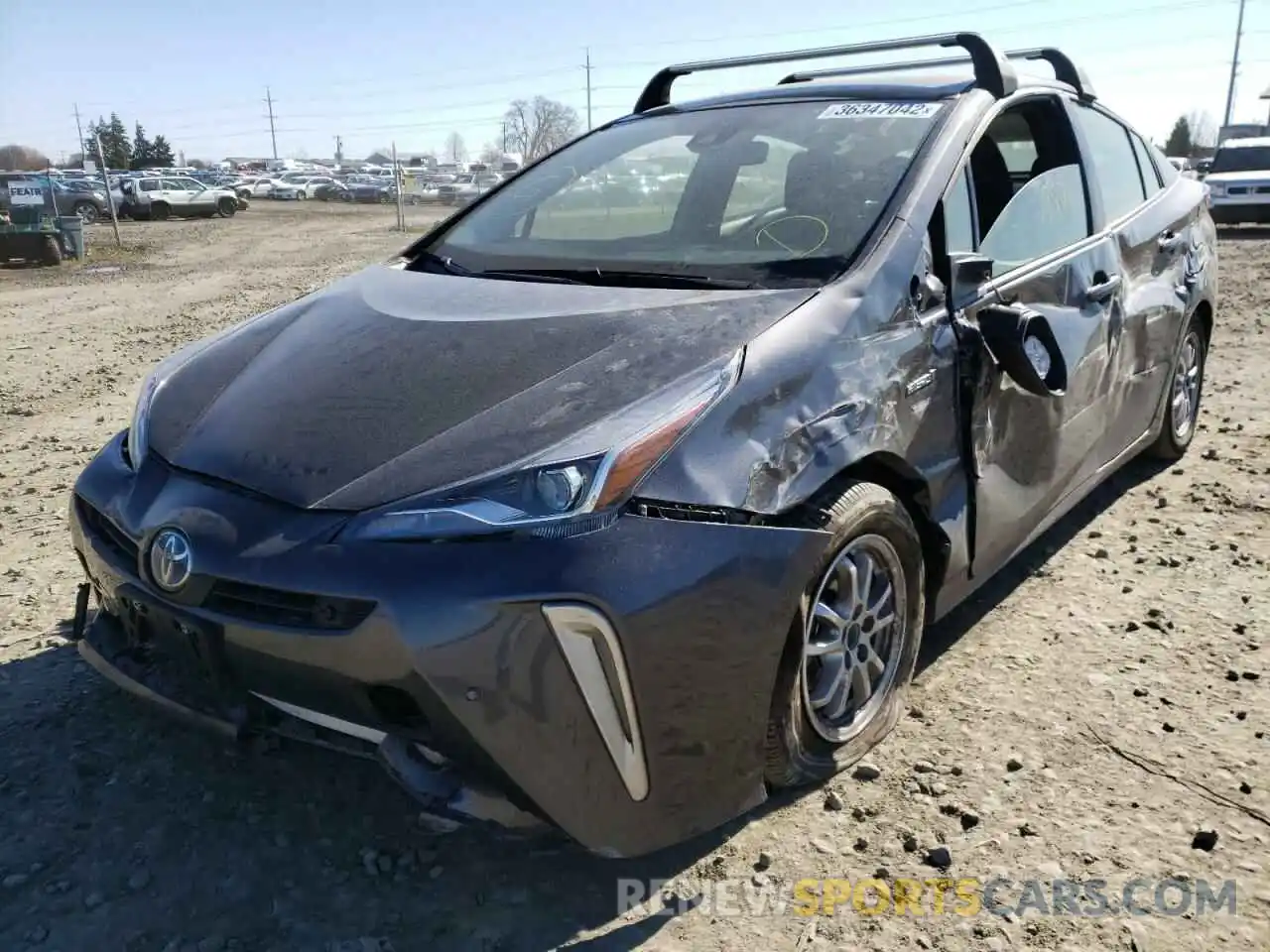 2 Photograph of a damaged car JTDL9MFUXM3023231 TOYOTA PRIUS 2021