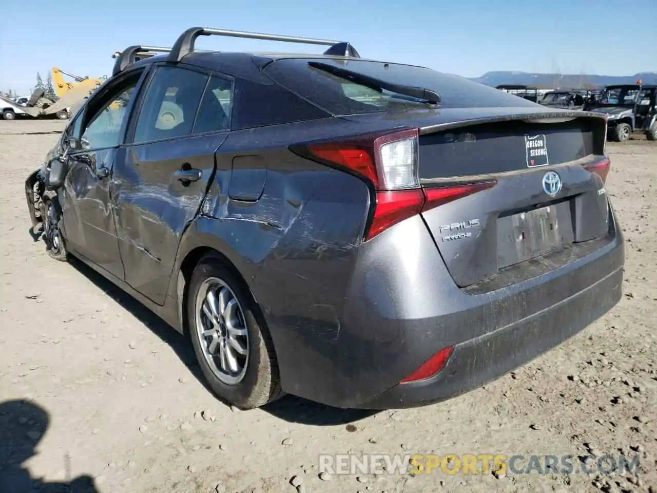 3 Photograph of a damaged car JTDL9MFUXM3023231 TOYOTA PRIUS 2021