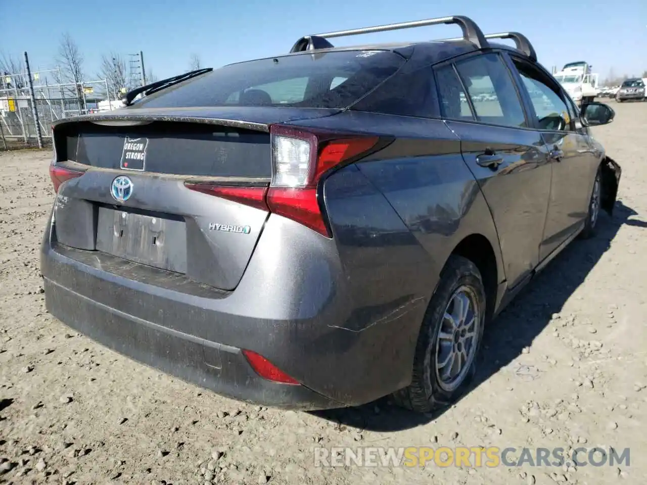 4 Photograph of a damaged car JTDL9MFUXM3023231 TOYOTA PRIUS 2021