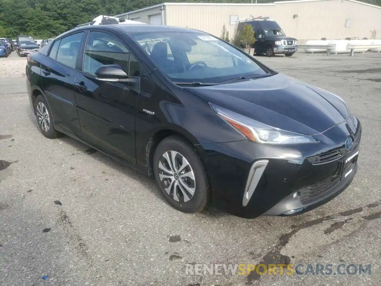 1 Photograph of a damaged car JTDL9MFUXM3023438 TOYOTA PRIUS 2021