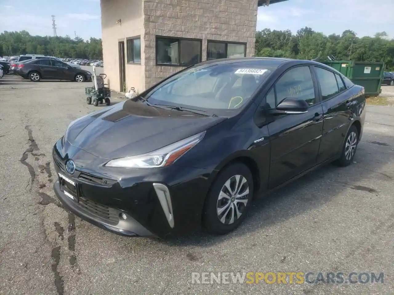 2 Photograph of a damaged car JTDL9MFUXM3023438 TOYOTA PRIUS 2021