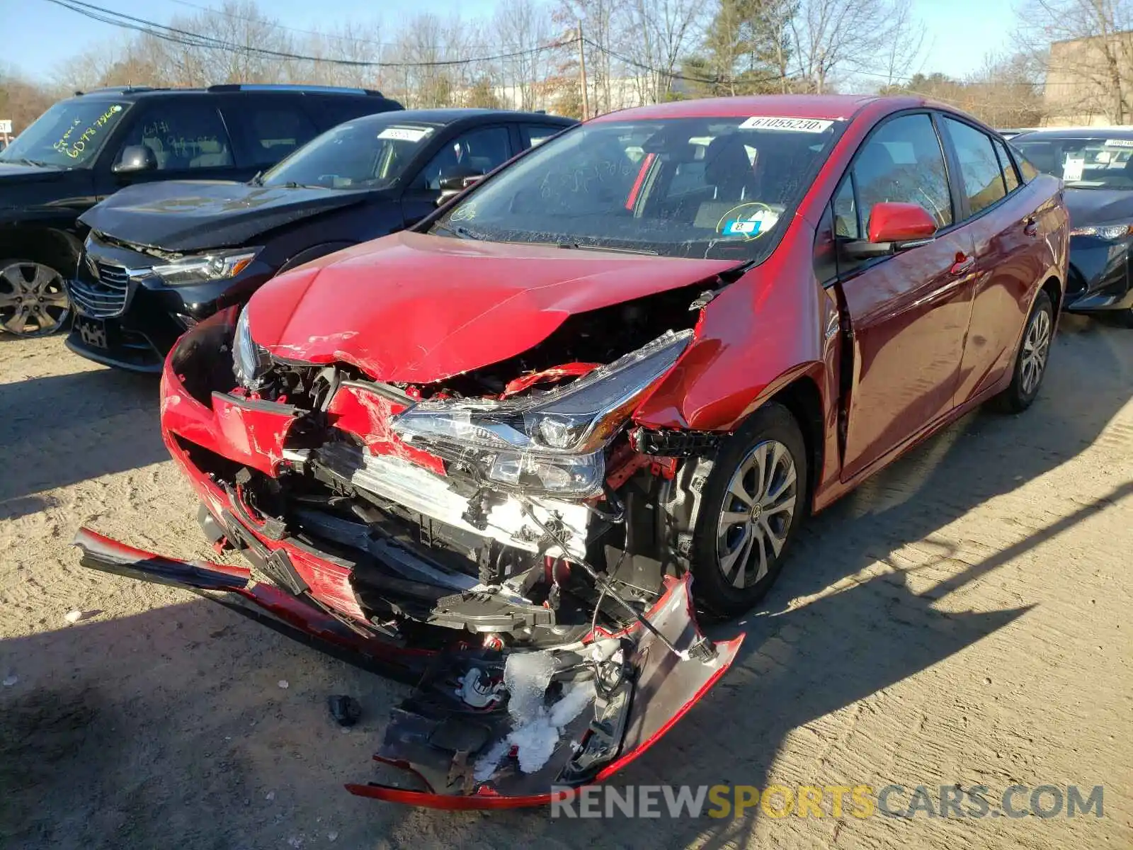 2 Photograph of a damaged car JTDL9MFUXM3024864 TOYOTA PRIUS 2021