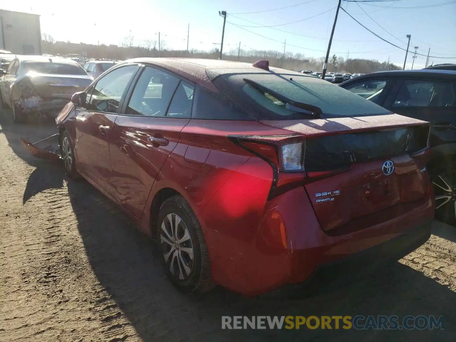 3 Photograph of a damaged car JTDL9MFUXM3024864 TOYOTA PRIUS 2021