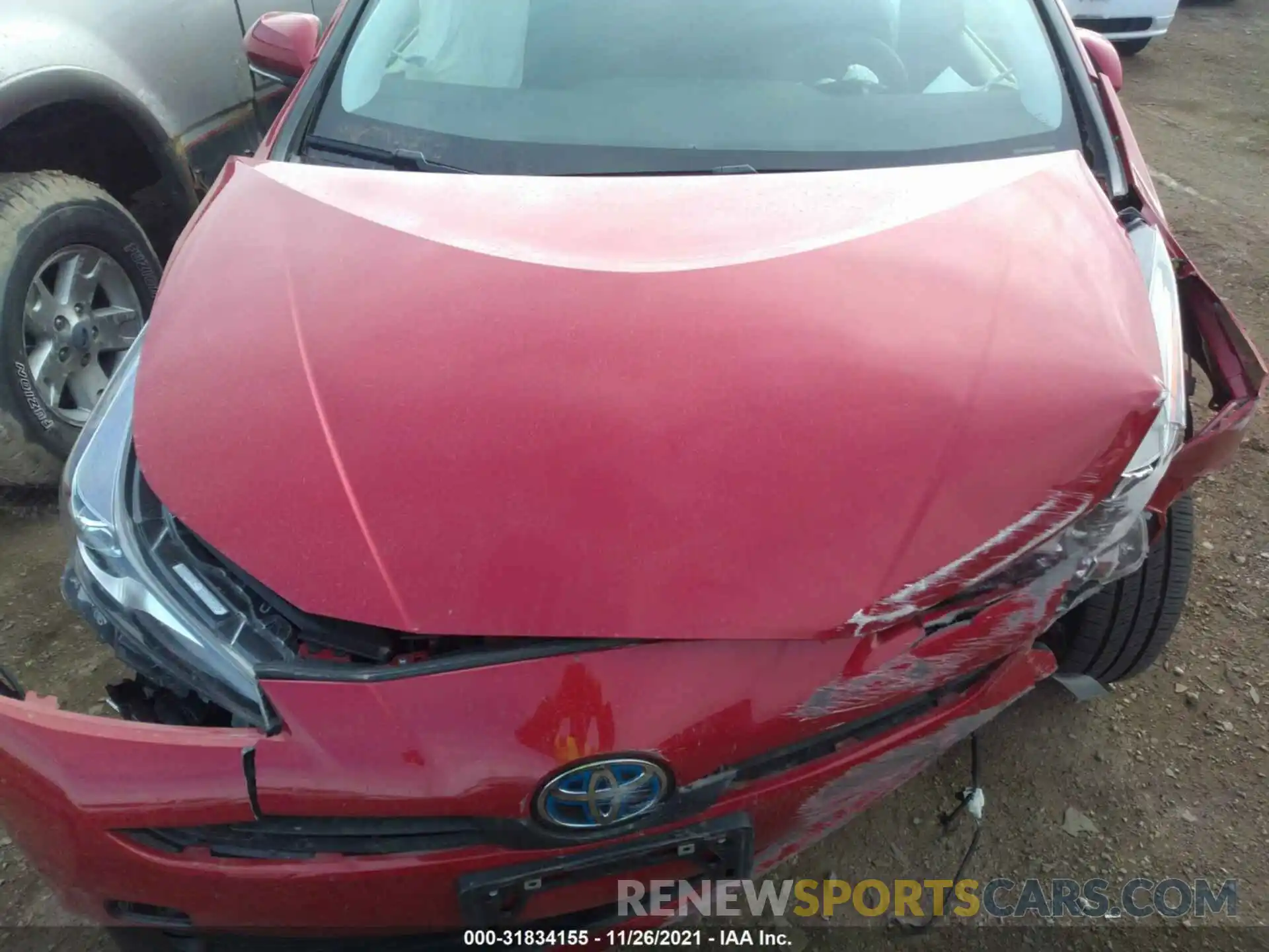 10 Photograph of a damaged car JTDL9MFUXM3025559 TOYOTA PRIUS 2021