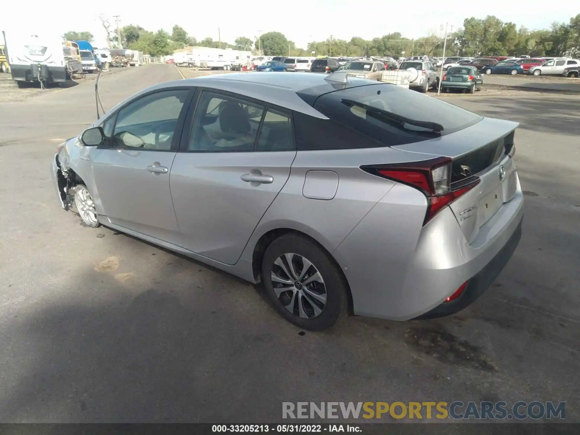 3 Photograph of a damaged car JTDL9MFUXM3025805 TOYOTA PRIUS 2021