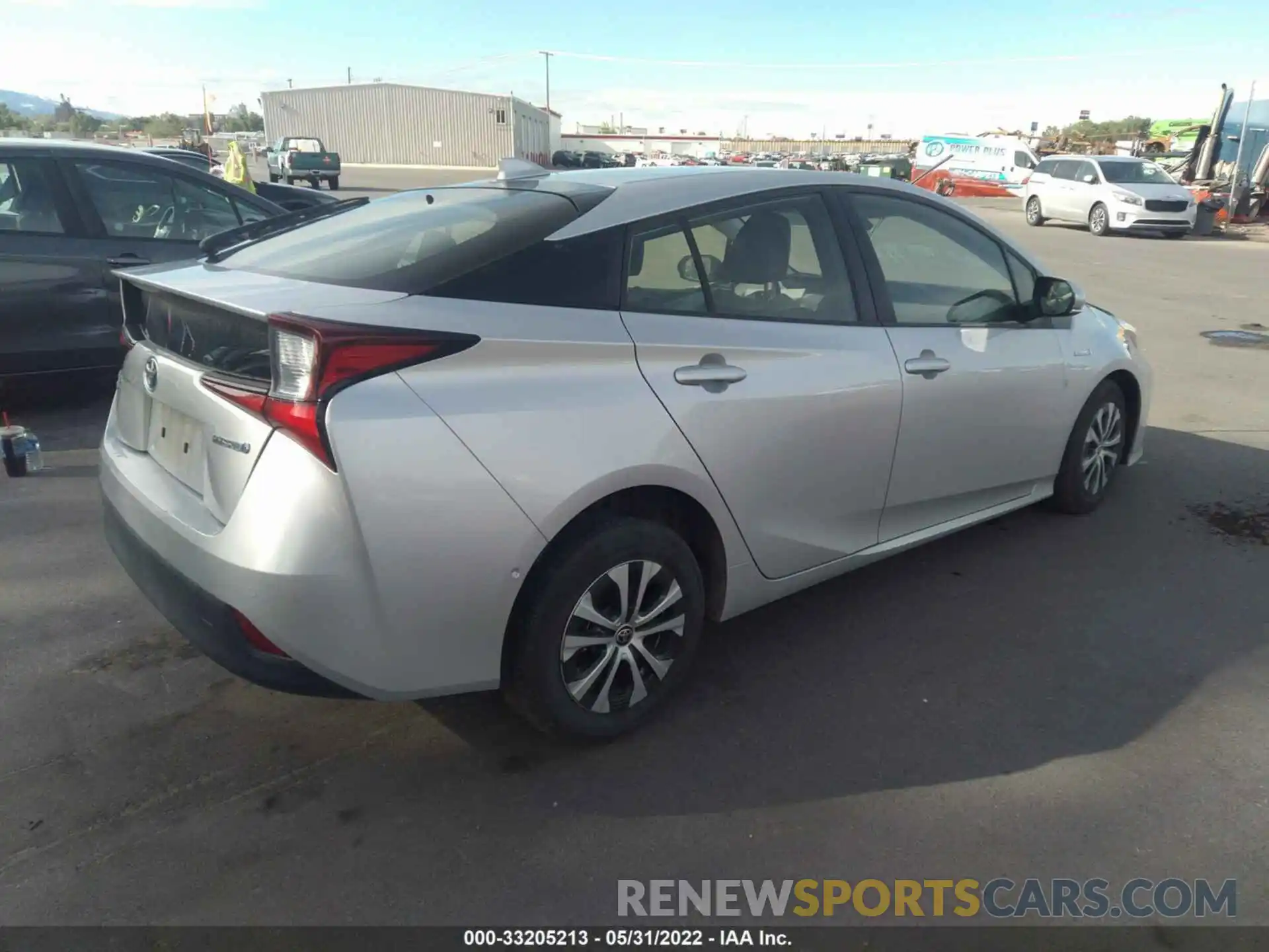 4 Photograph of a damaged car JTDL9MFUXM3025805 TOYOTA PRIUS 2021