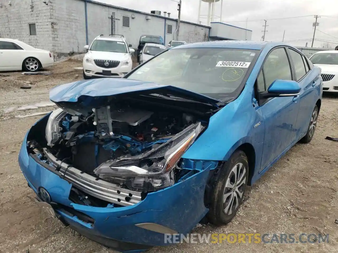 2 Photograph of a damaged car JTDL9MFUXM3026856 TOYOTA PRIUS 2021