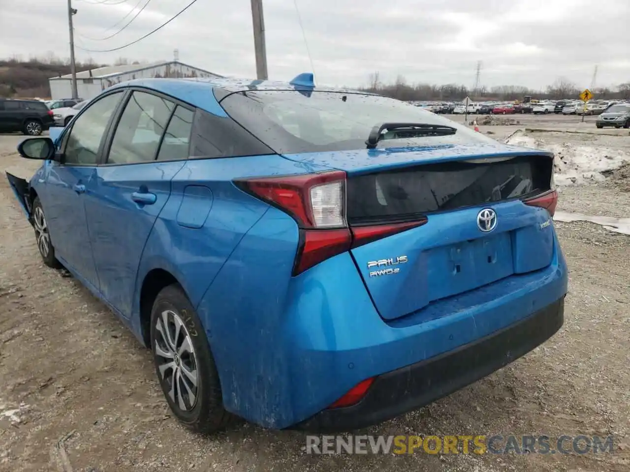 3 Photograph of a damaged car JTDL9MFUXM3026856 TOYOTA PRIUS 2021