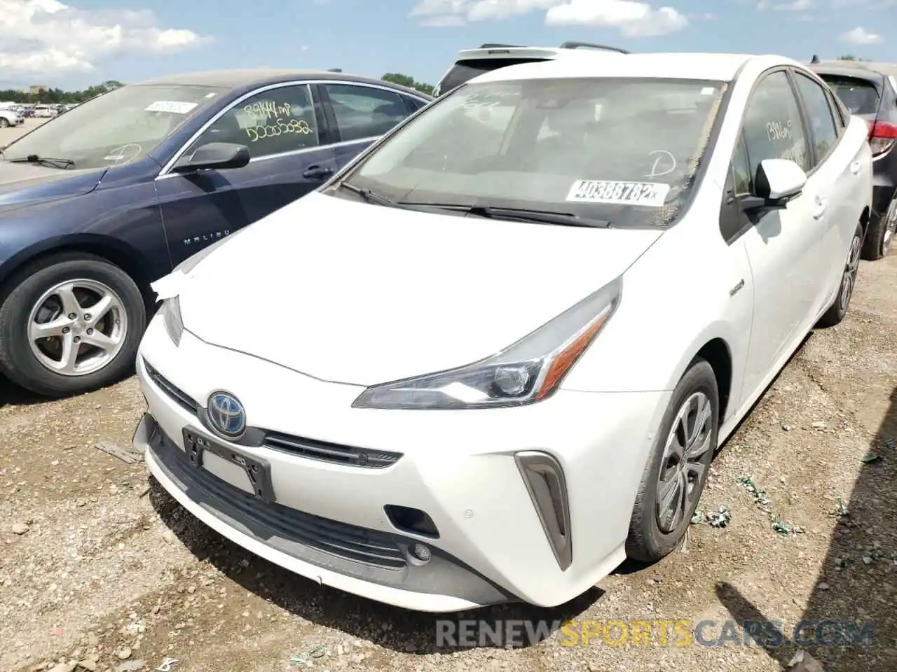 2 Фотография поврежденного автомобиля JTDL9MFUXM3026971 TOYOTA PRIUS 2021