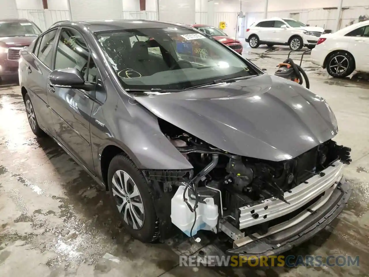 1 Photograph of a damaged car JTDL9MFUXM3027103 TOYOTA PRIUS 2021