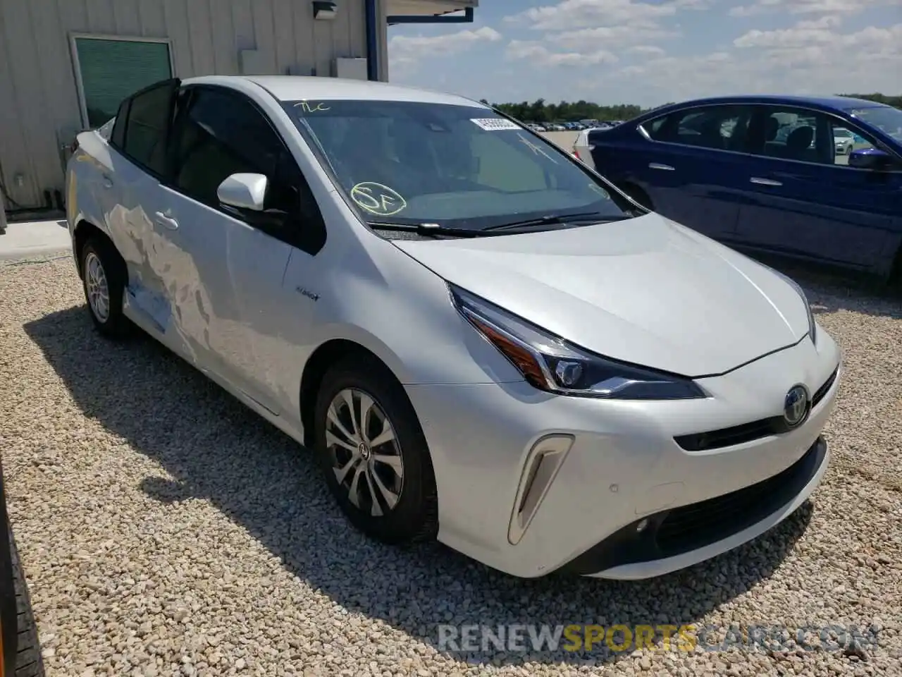 1 Photograph of a damaged car JTDL9MFUXM3031197 TOYOTA PRIUS 2021