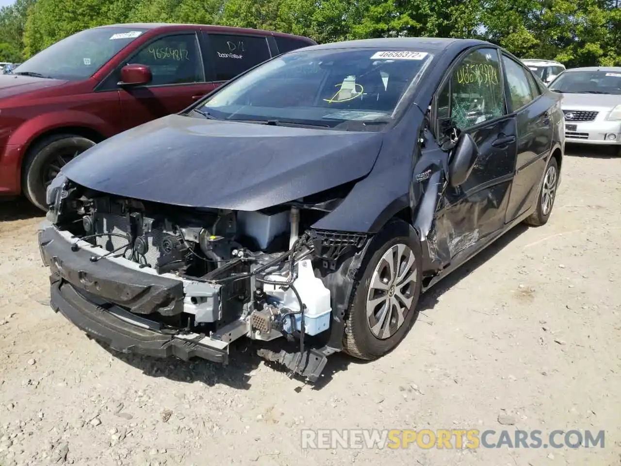 2 Photograph of a damaged car JTDKAMFP0N3199610 TOYOTA PRIUS 2022