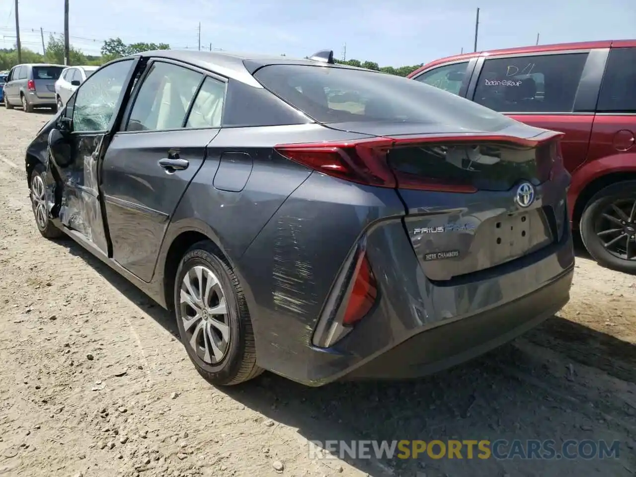 3 Photograph of a damaged car JTDKAMFP0N3199610 TOYOTA PRIUS 2022