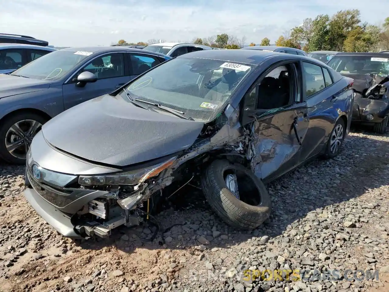 2 Photograph of a damaged car JTDKAMFP0N3203283 TOYOTA PRIUS 2022