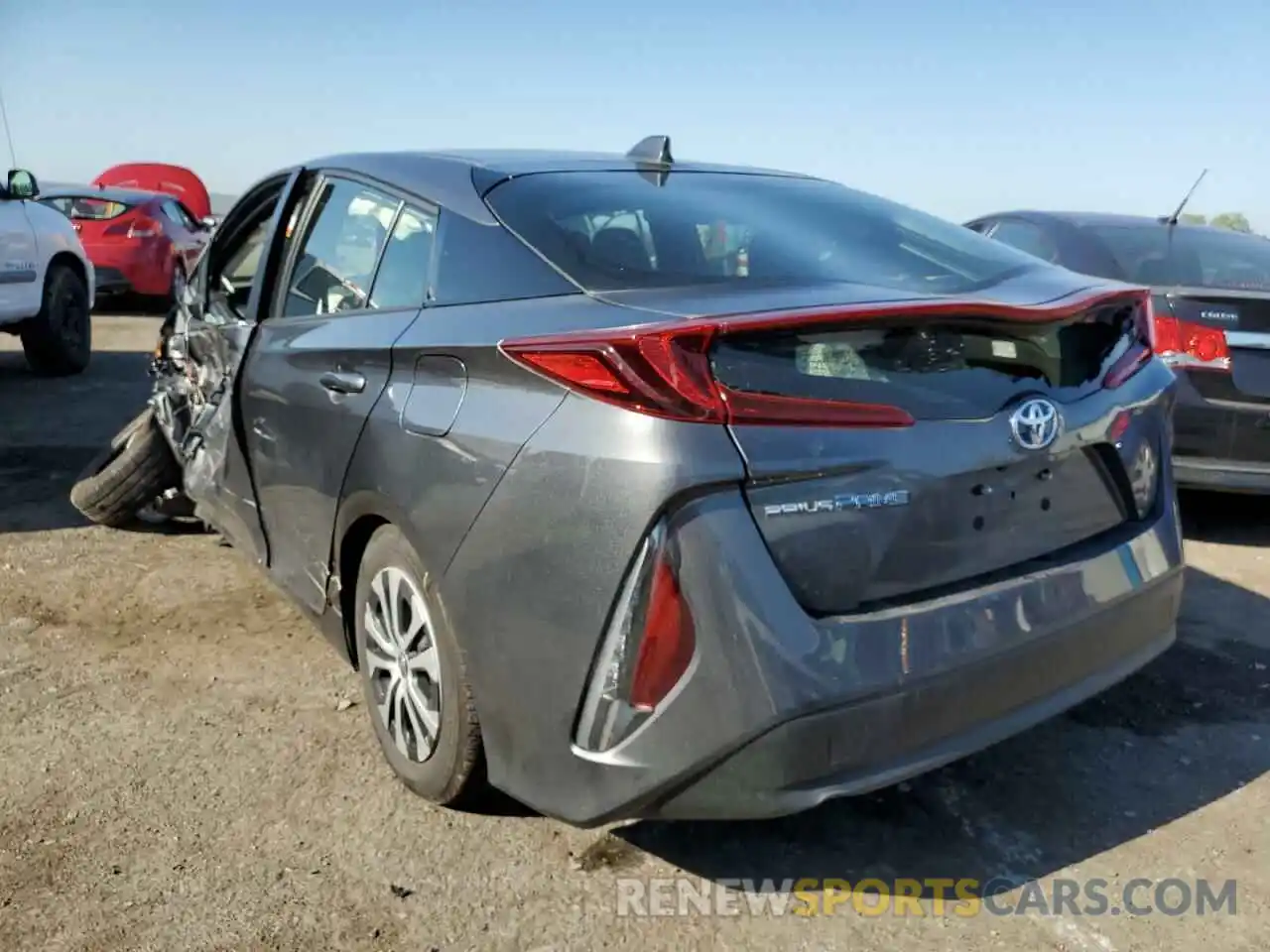 3 Photograph of a damaged car JTDKAMFP0N3203283 TOYOTA PRIUS 2022