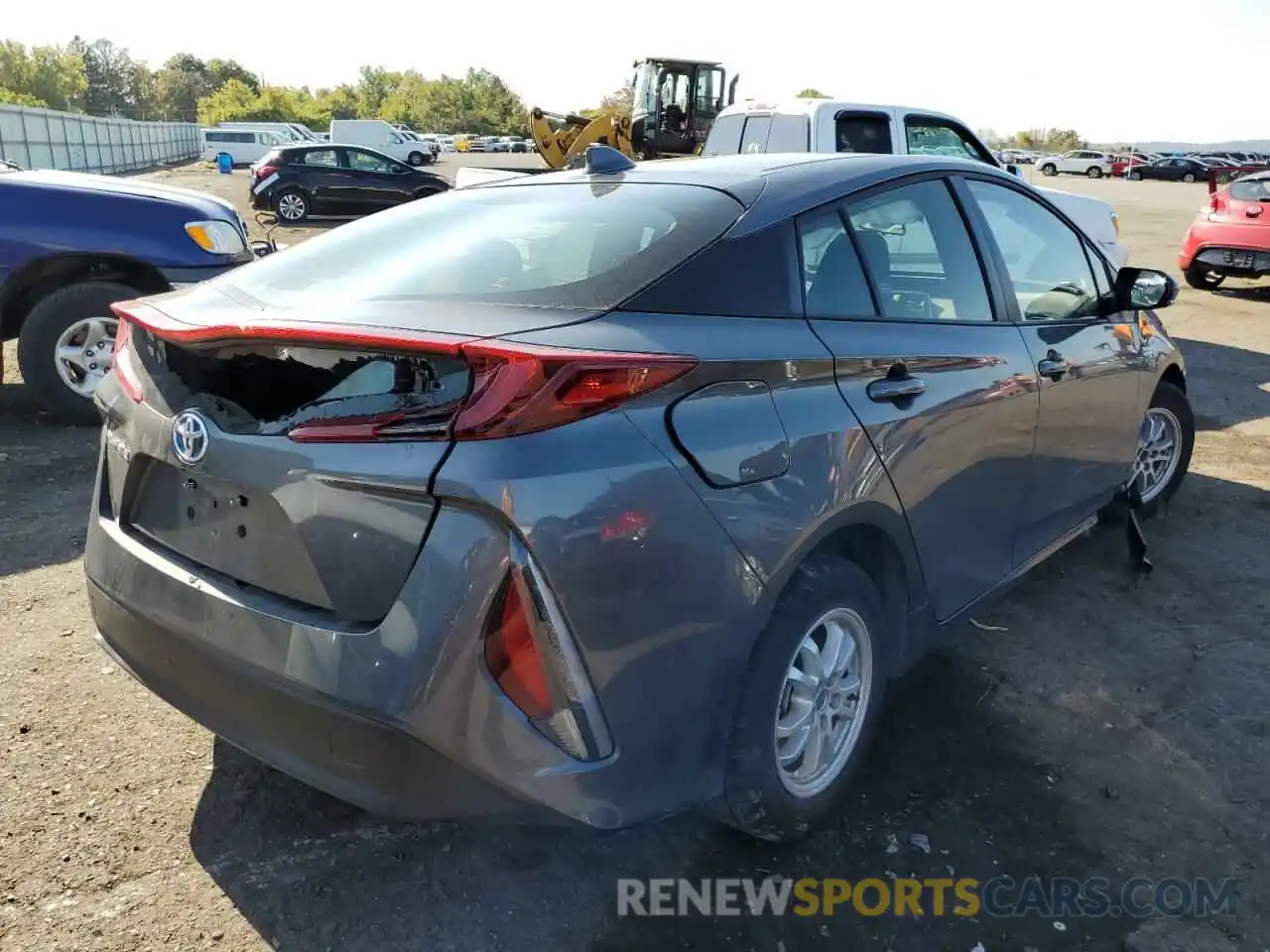 4 Photograph of a damaged car JTDKAMFP0N3203283 TOYOTA PRIUS 2022