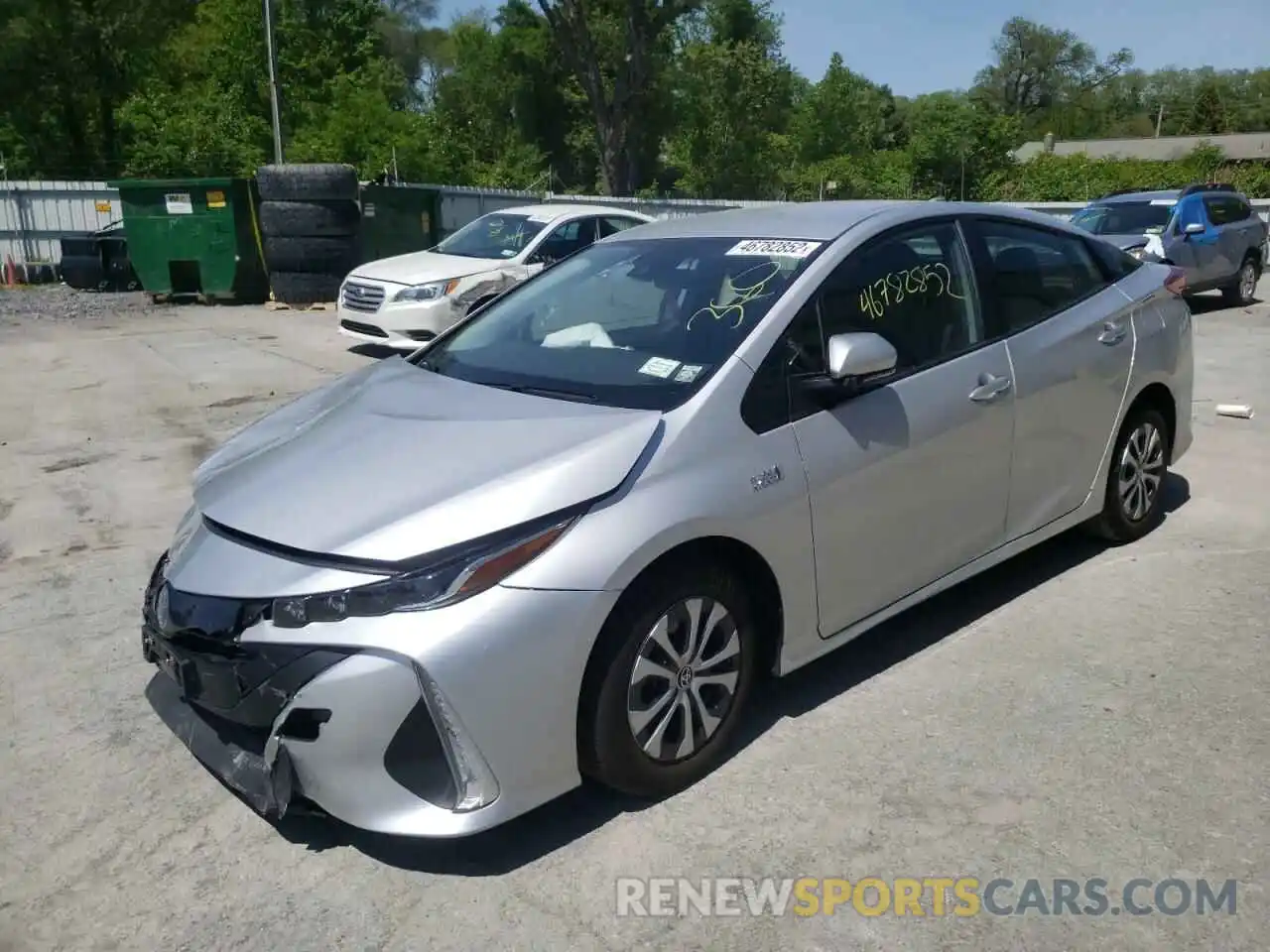 2 Photograph of a damaged car JTDKAMFP0N3204336 TOYOTA PRIUS 2022