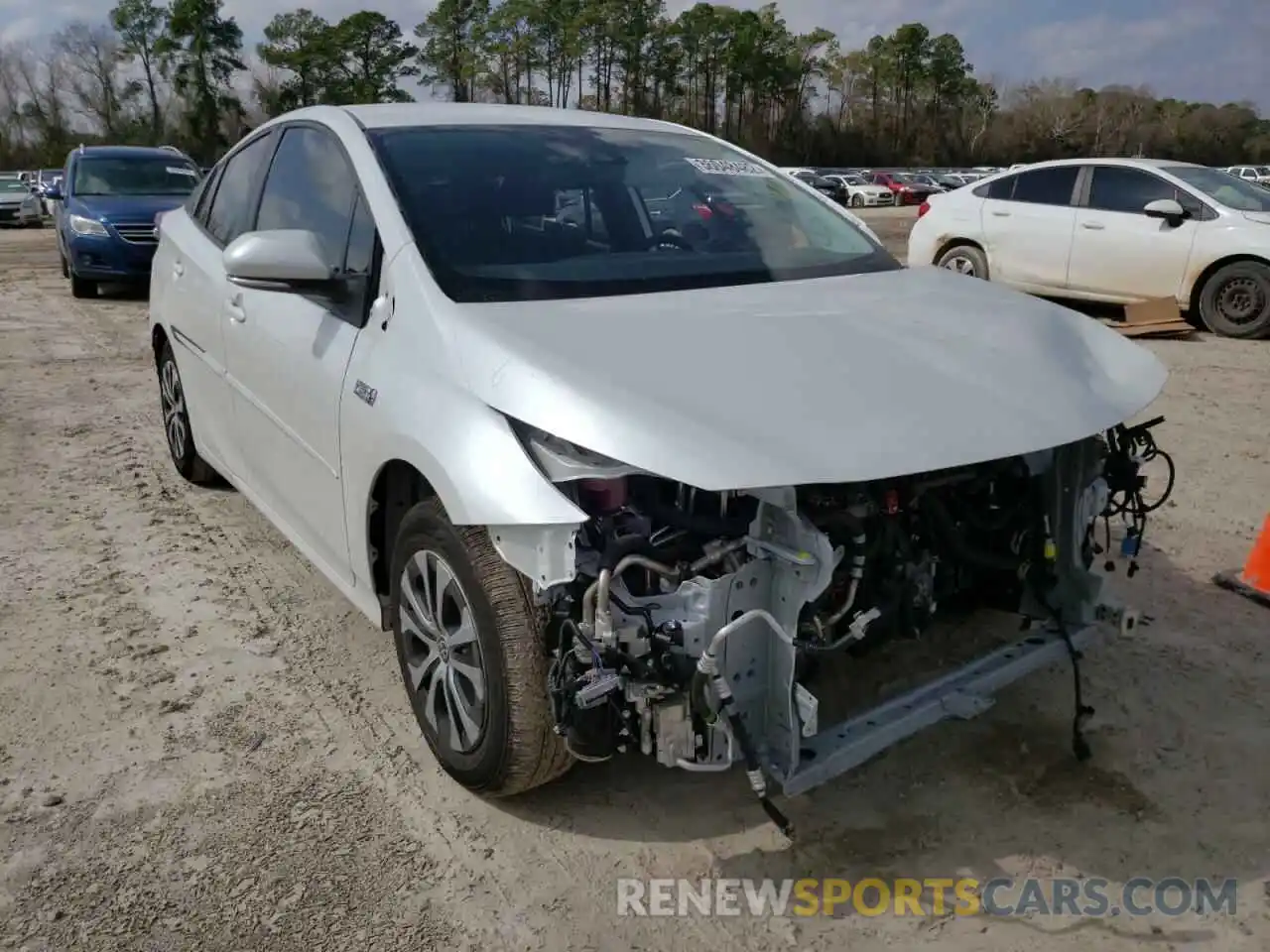 1 Photograph of a damaged car JTDKAMFP1N3201669 TOYOTA PRIUS 2022