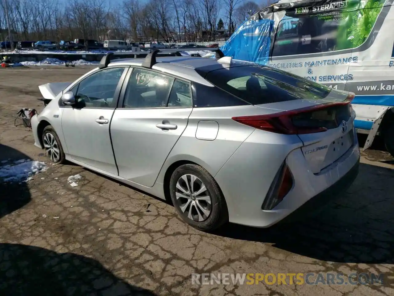 2 Фотография поврежденного автомобиля JTDKAMFP1N3220593 TOYOTA PRIUS 2022