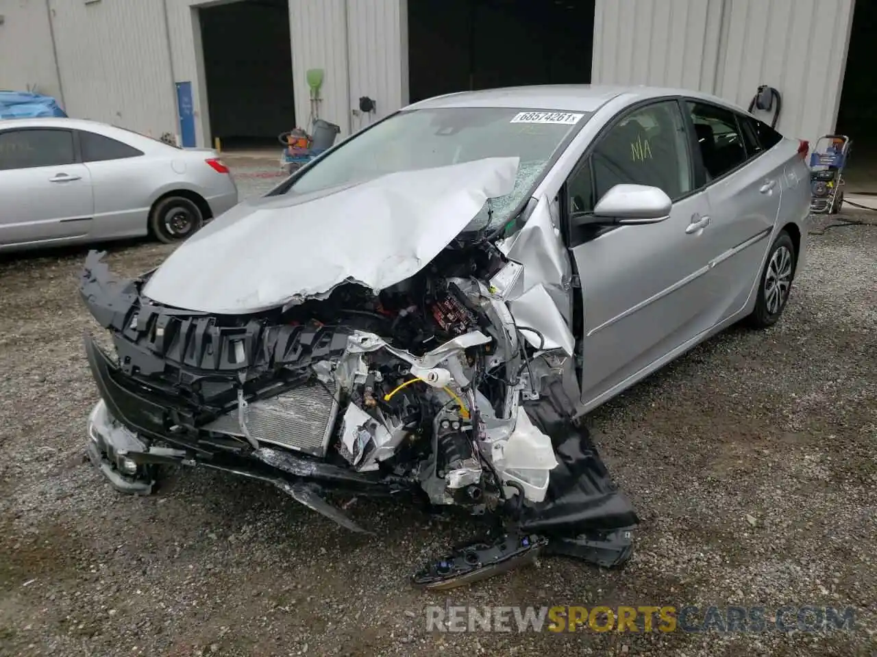 2 Photograph of a damaged car JTDKAMFP2N3204838 TOYOTA PRIUS 2022