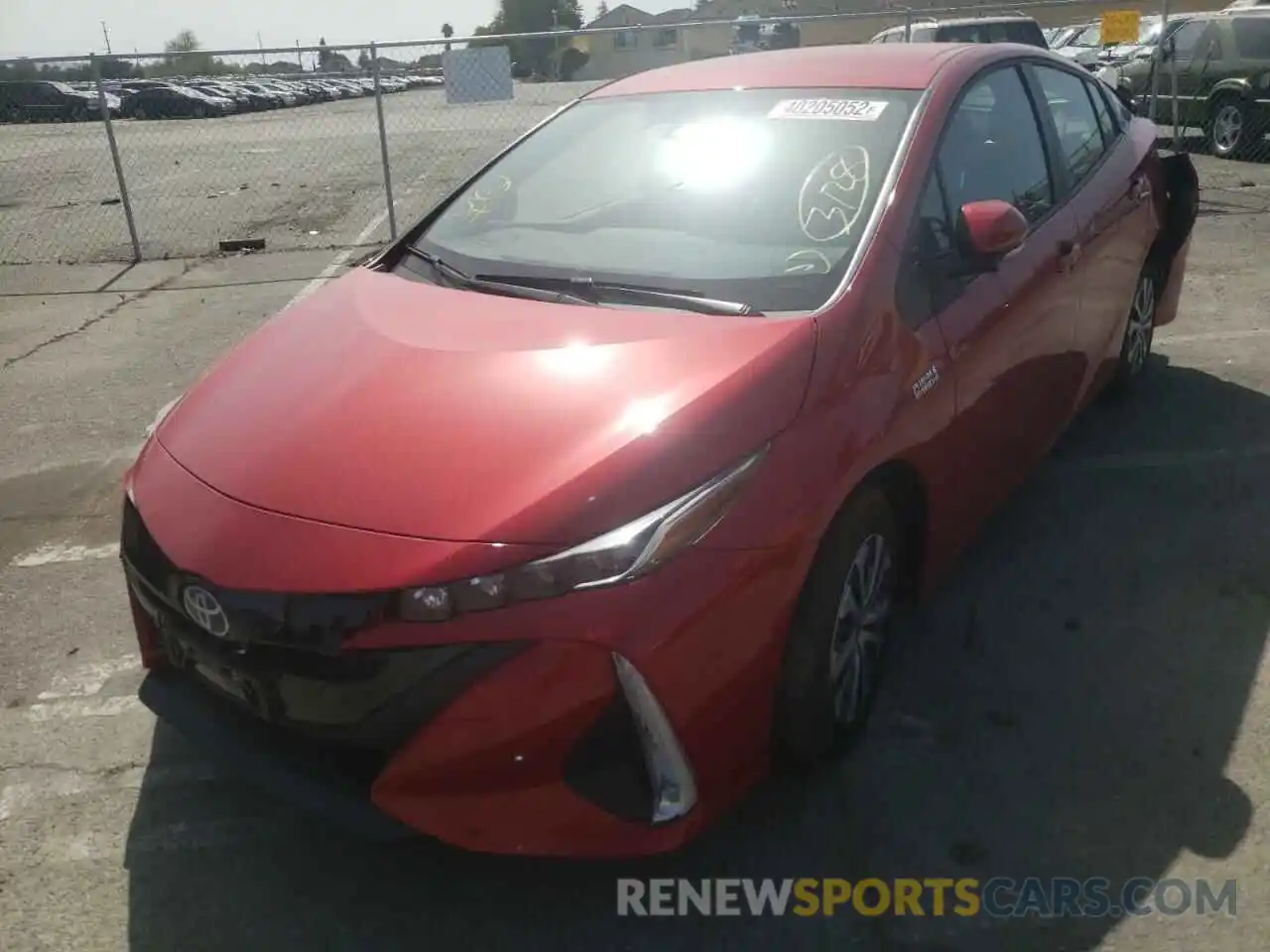 2 Photograph of a damaged car JTDKAMFP3N3209062 TOYOTA PRIUS 2022