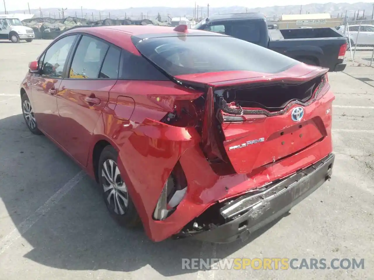 3 Photograph of a damaged car JTDKAMFP3N3209062 TOYOTA PRIUS 2022