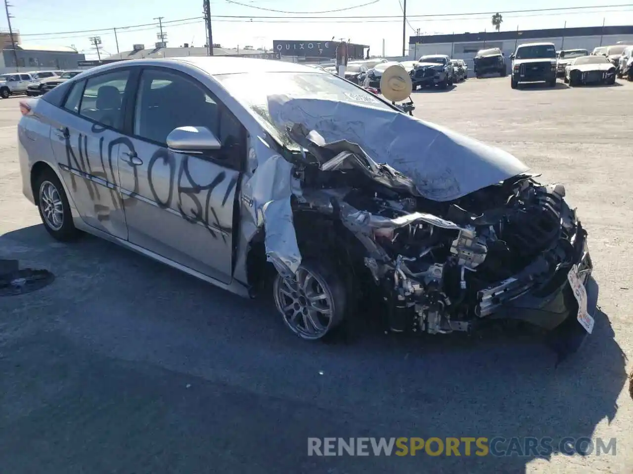 1 Photograph of a damaged car JTDKAMFP4N3197603 TOYOTA PRIUS 2022