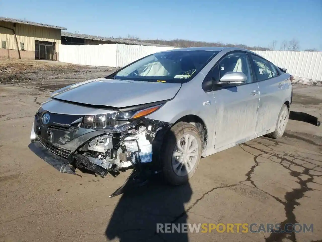 2 Photograph of a damaged car JTDKAMFP4N3205327 TOYOTA PRIUS 2022