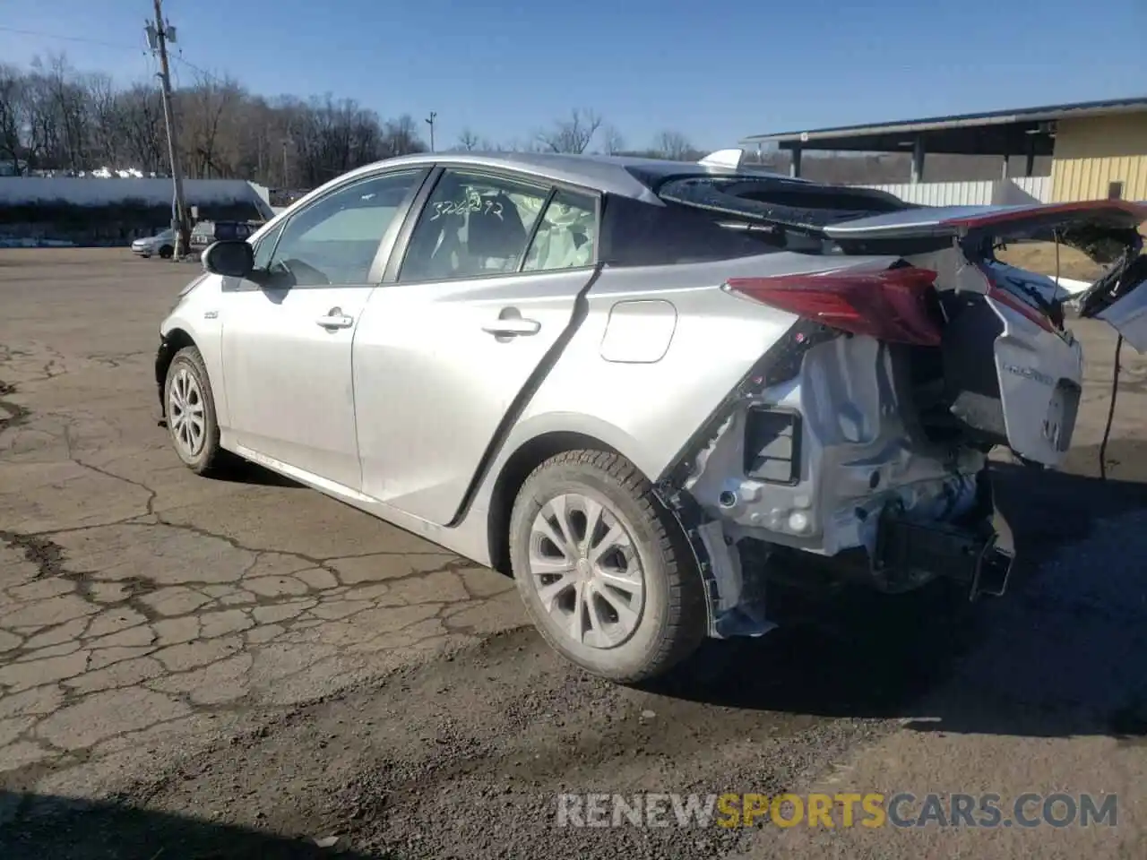 3 Photograph of a damaged car JTDKAMFP4N3205327 TOYOTA PRIUS 2022