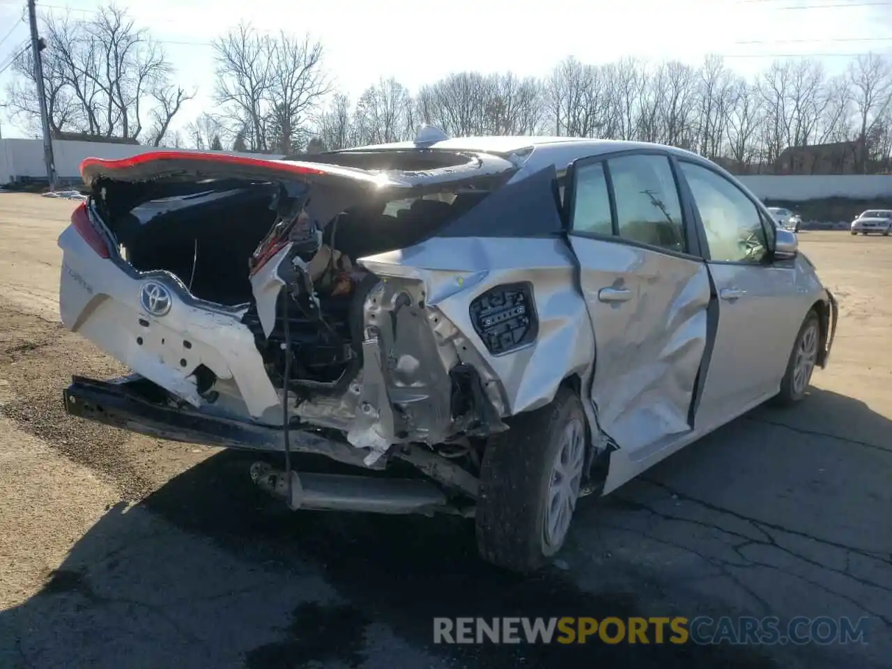 4 Photograph of a damaged car JTDKAMFP4N3205327 TOYOTA PRIUS 2022