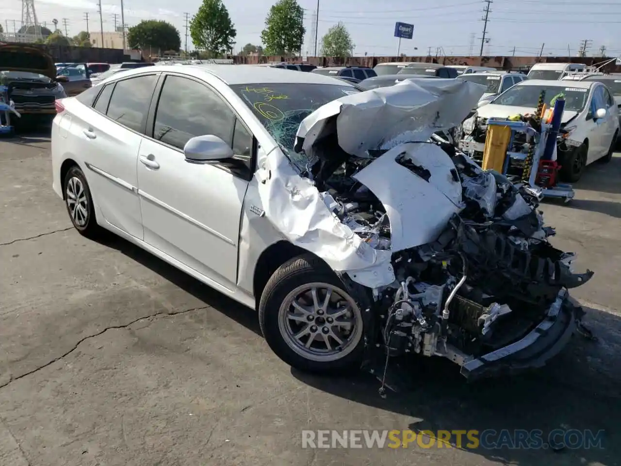 1 Photograph of a damaged car JTDKAMFP5N3204462 TOYOTA PRIUS 2022