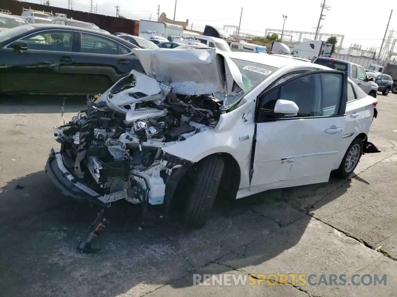 2 Photograph of a damaged car JTDKAMFP5N3204462 TOYOTA PRIUS 2022