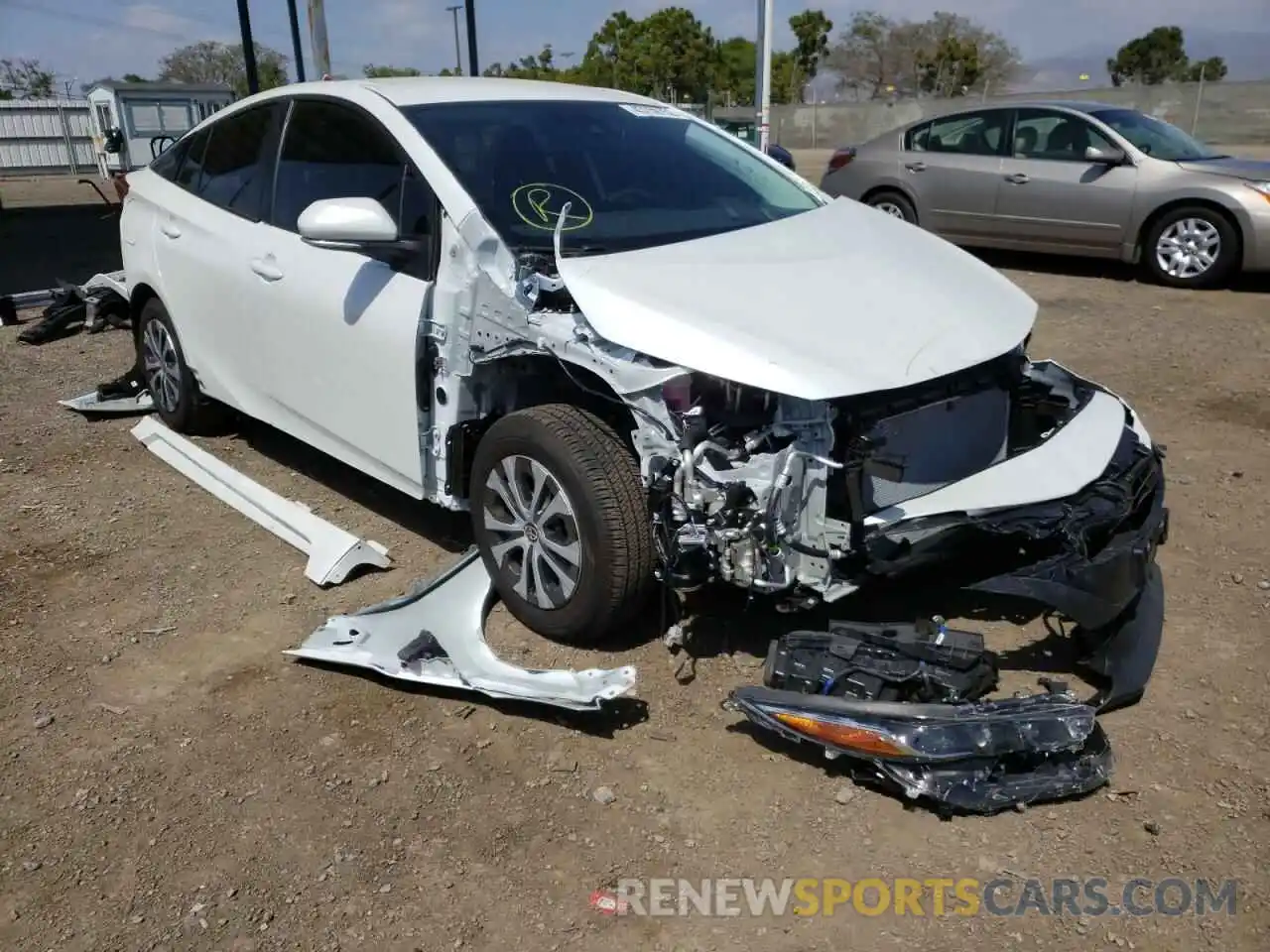 1 Photograph of a damaged car JTDKAMFP5N3210939 TOYOTA PRIUS 2022