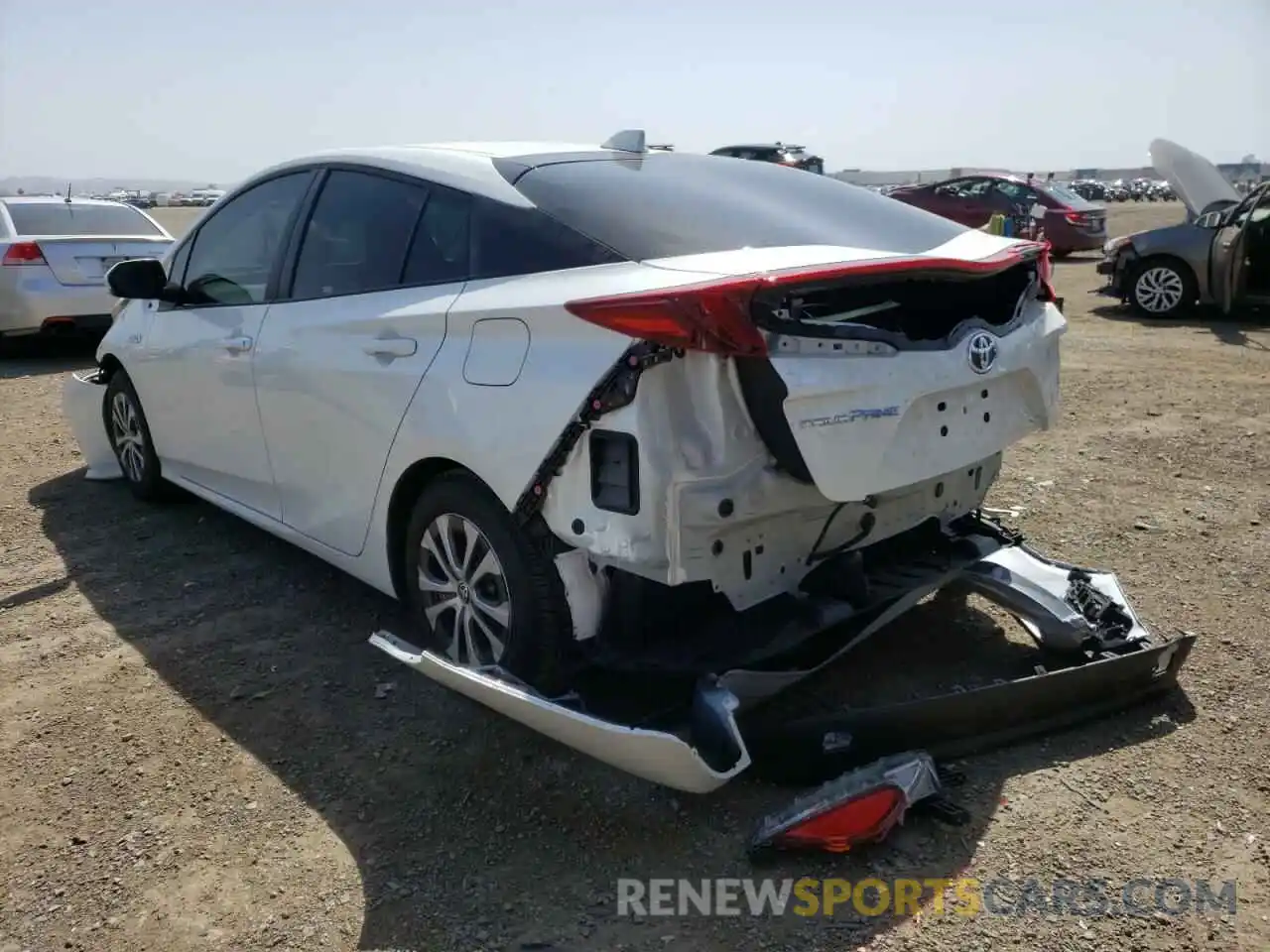 3 Photograph of a damaged car JTDKAMFP5N3210939 TOYOTA PRIUS 2022