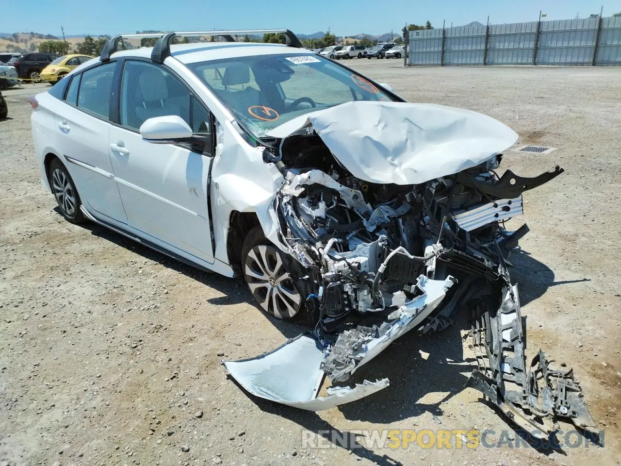 1 Photograph of a damaged car JTDKAMFP6N3200923 TOYOTA PRIUS 2022