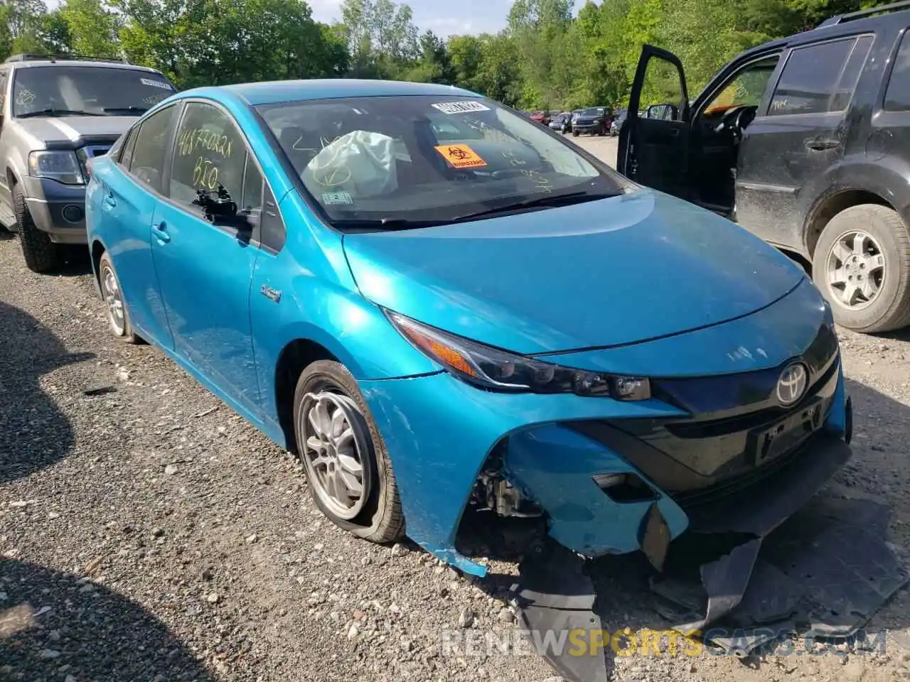 1 Photograph of a damaged car JTDKAMFP6N3208049 TOYOTA PRIUS 2022