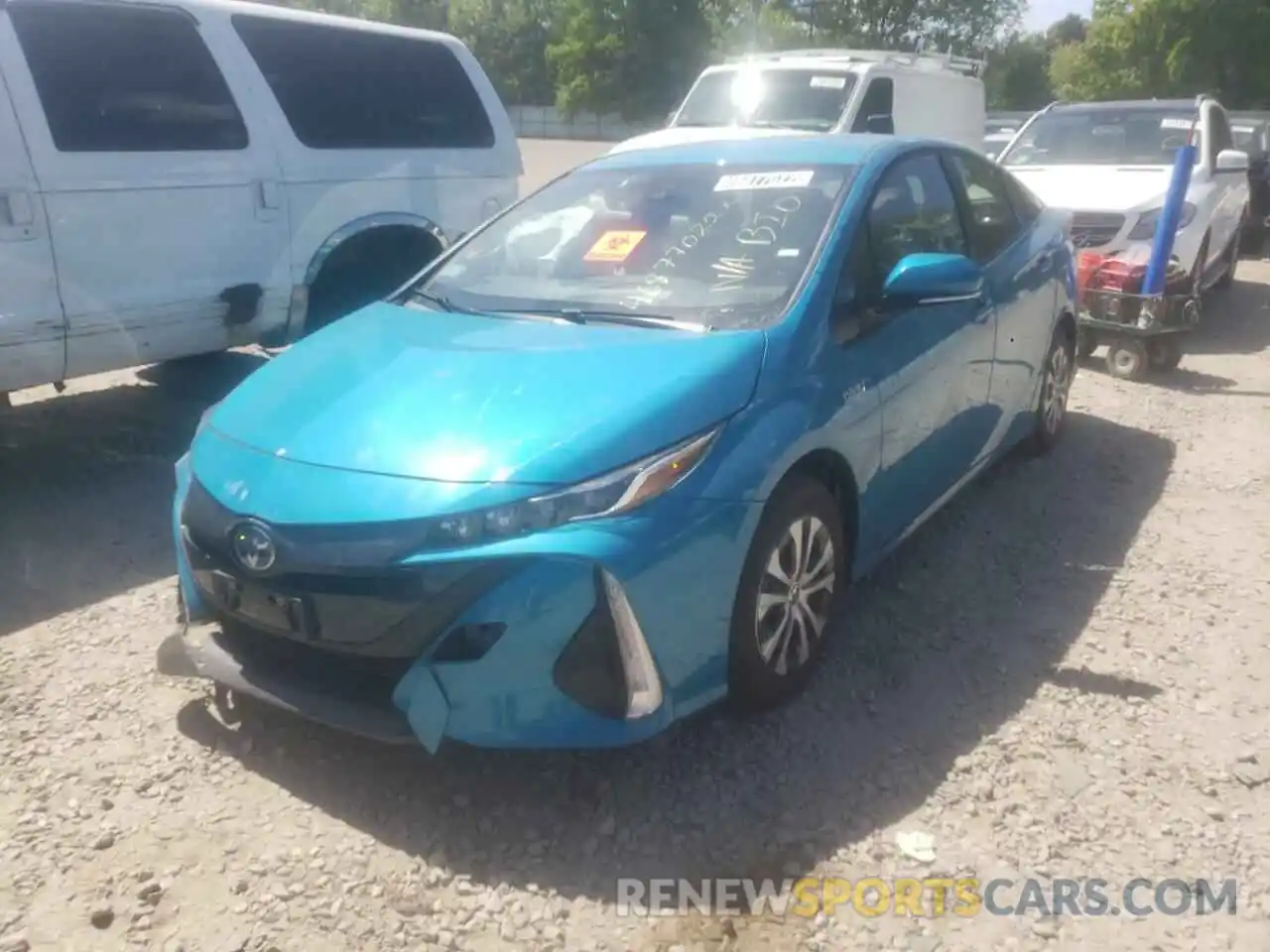 2 Photograph of a damaged car JTDKAMFP6N3208049 TOYOTA PRIUS 2022