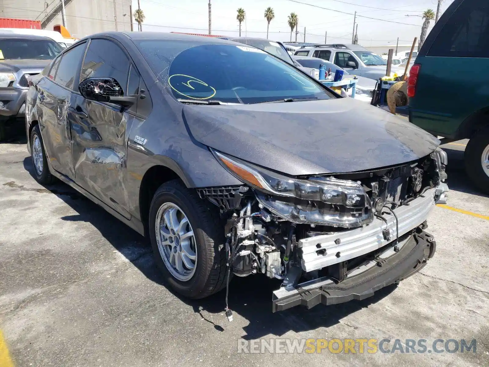 1 Photograph of a damaged car JTDKAMFP7N3199135 TOYOTA PRIUS 2022