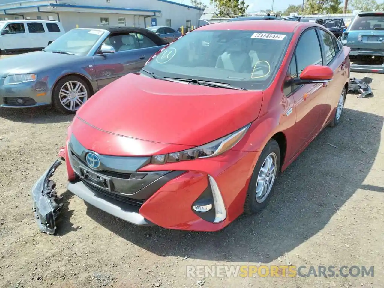 2 Photograph of a damaged car JTDKAMFP7N3205354 TOYOTA PRIUS 2022