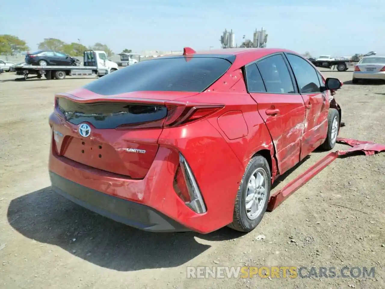 4 Photograph of a damaged car JTDKAMFP7N3205354 TOYOTA PRIUS 2022