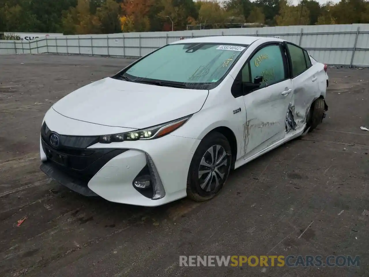 2 Photograph of a damaged car JTDKAMFP7N3206486 TOYOTA PRIUS 2022