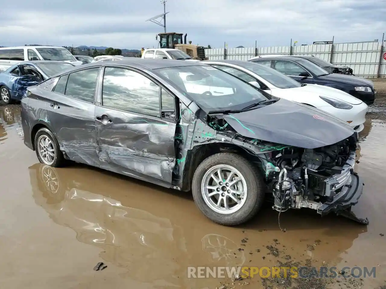 4 Photograph of a damaged car JTDKAMFP7N3222865 TOYOTA PRIUS 2022