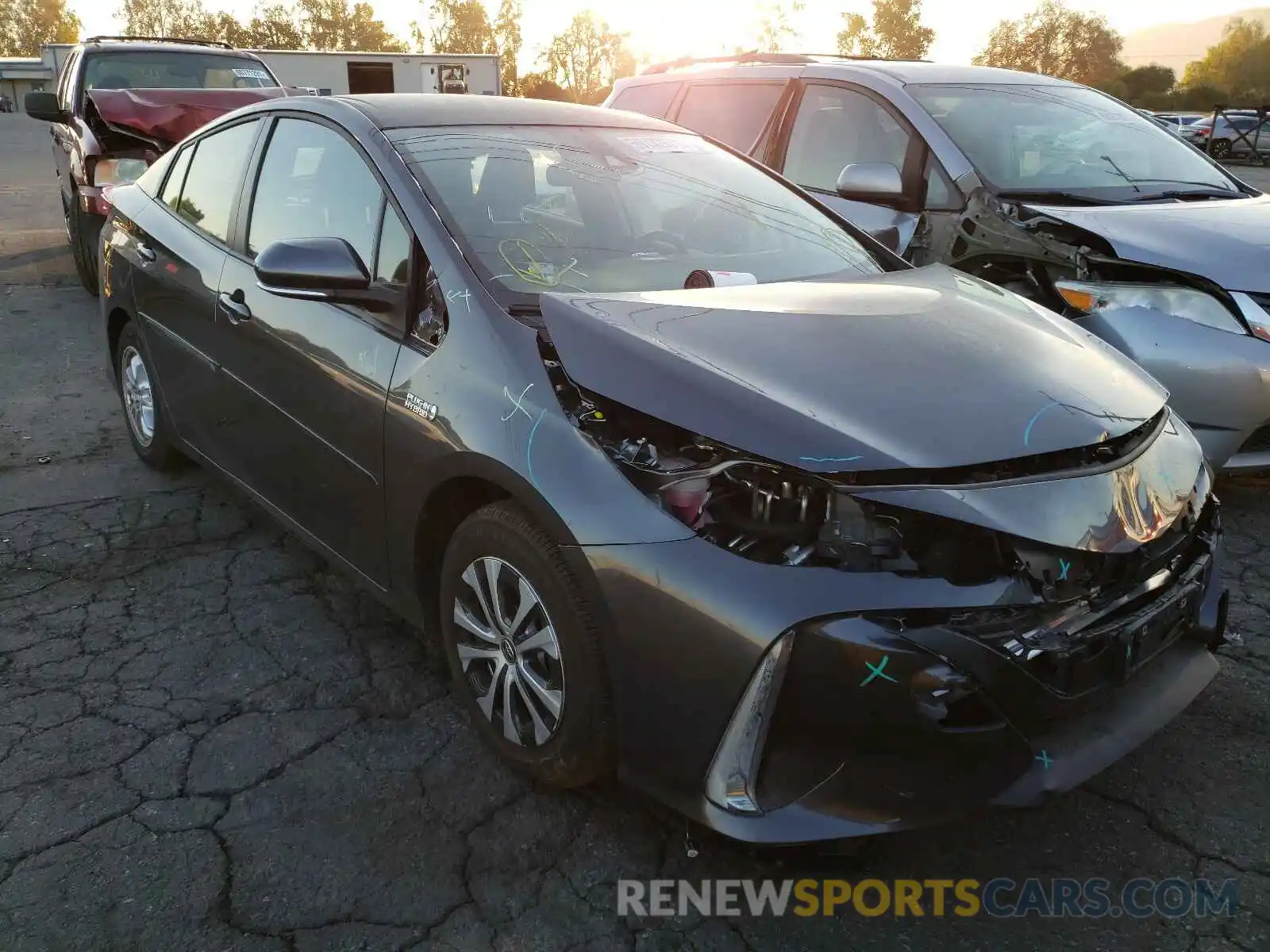 1 Photograph of a damaged car JTDKAMFP8N3198396 TOYOTA PRIUS 2022