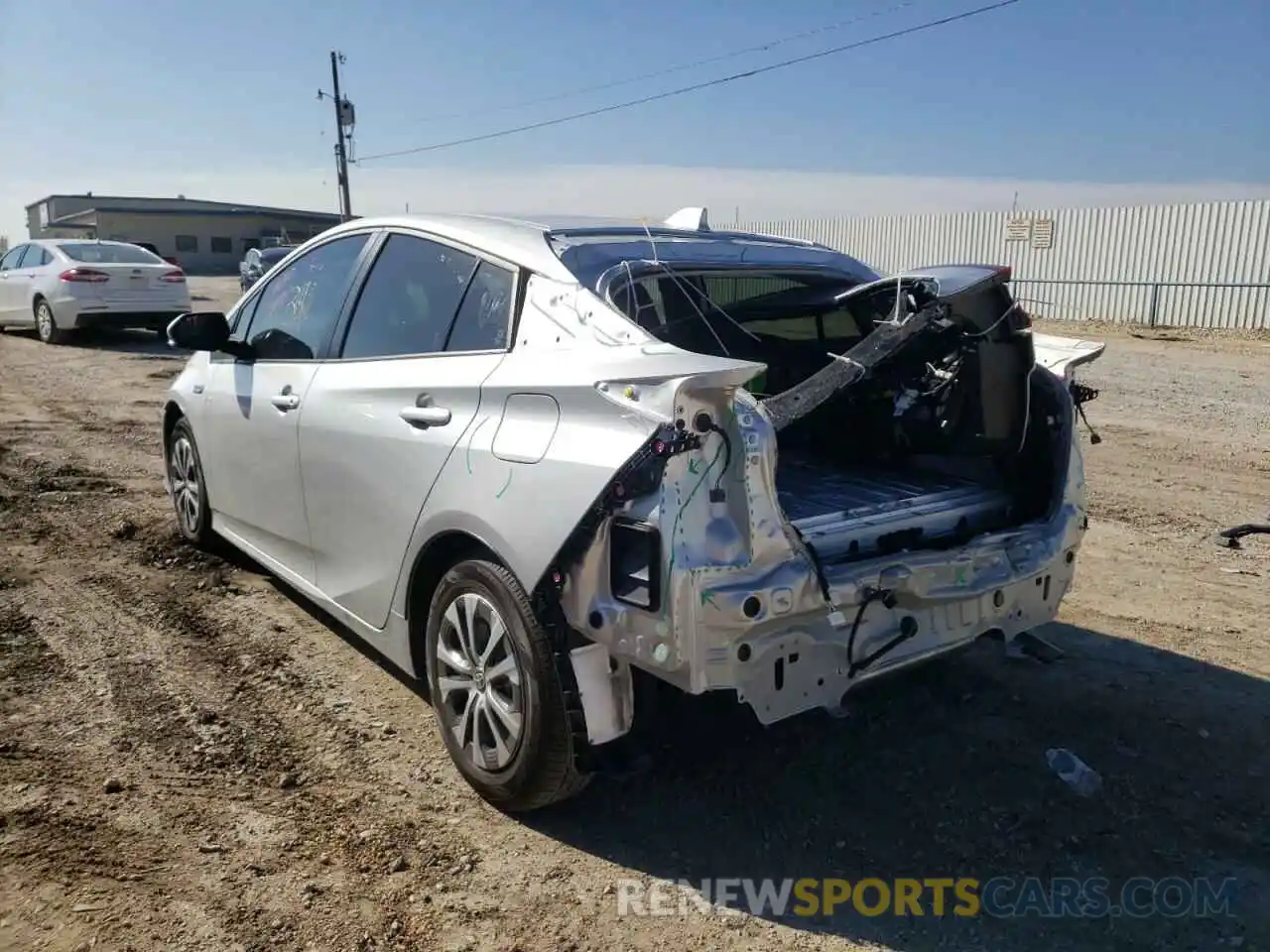 3 Photograph of a damaged car JTDKAMFP8N3200339 TOYOTA PRIUS 2022